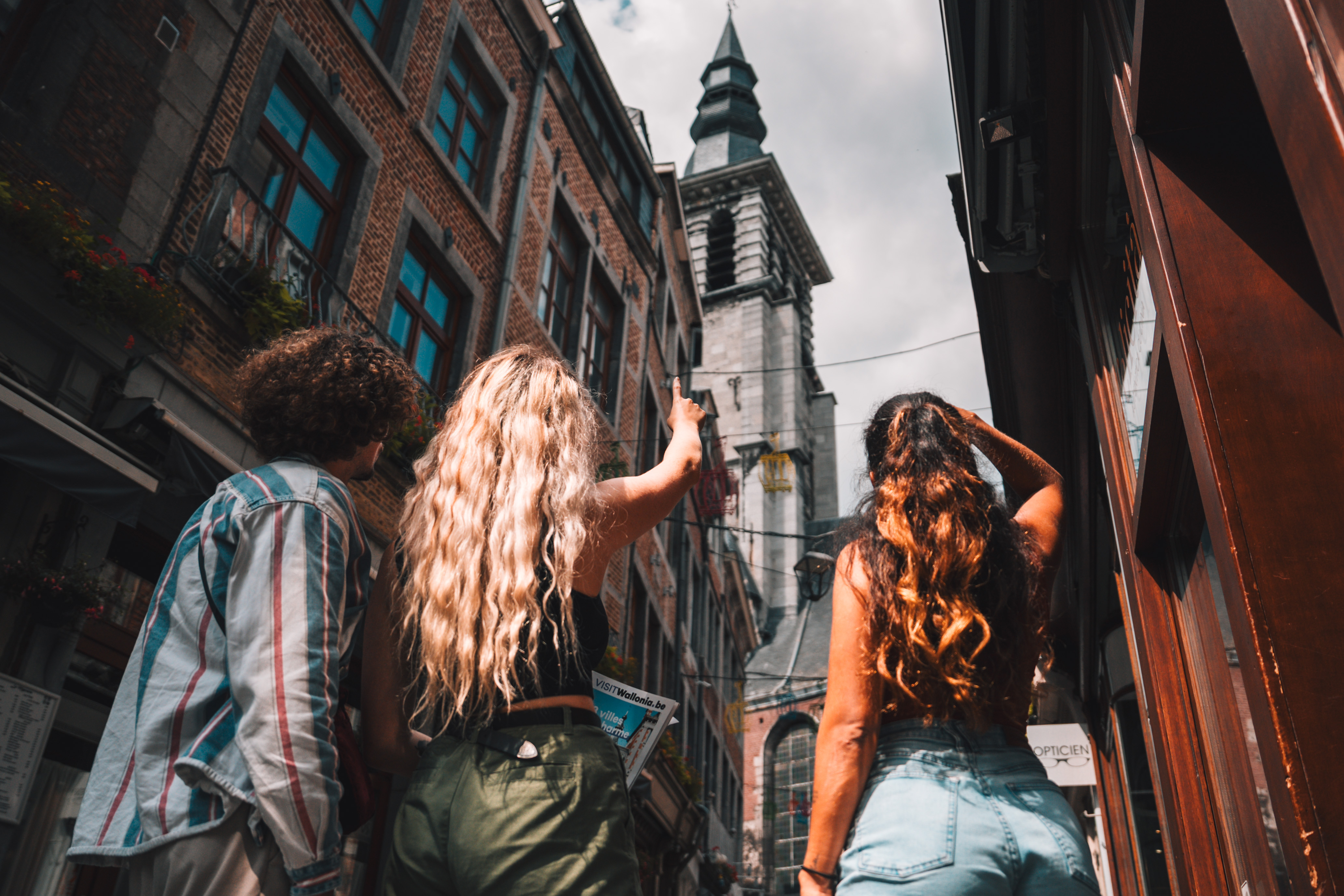 Visite du centre ville de Namur entre amis