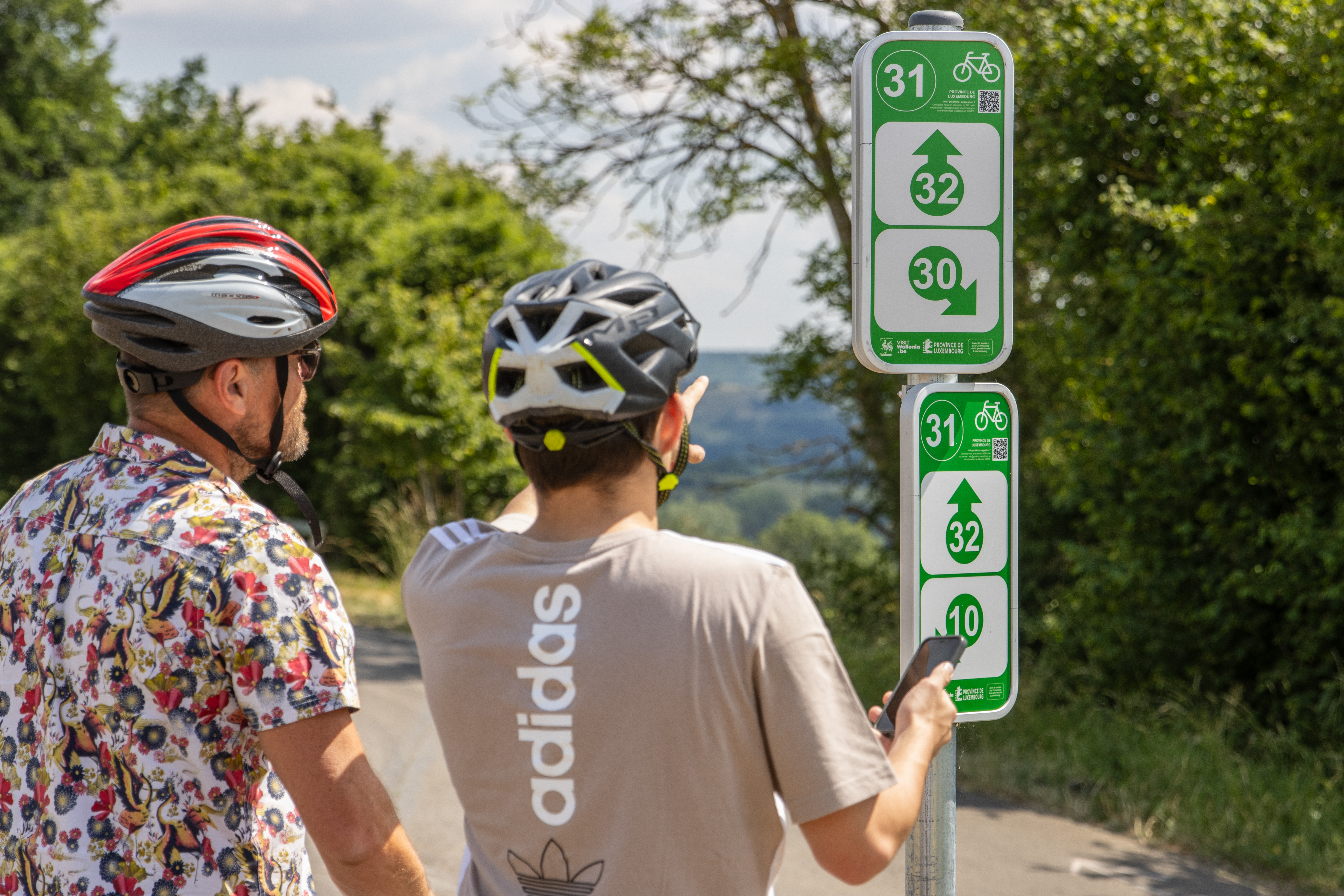 Balade points noeuds en Province de Luxembourg