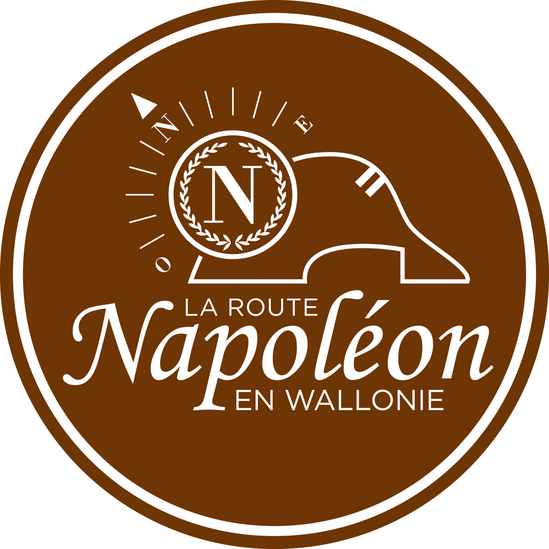 Logo la Route Napoléon en Wallonie