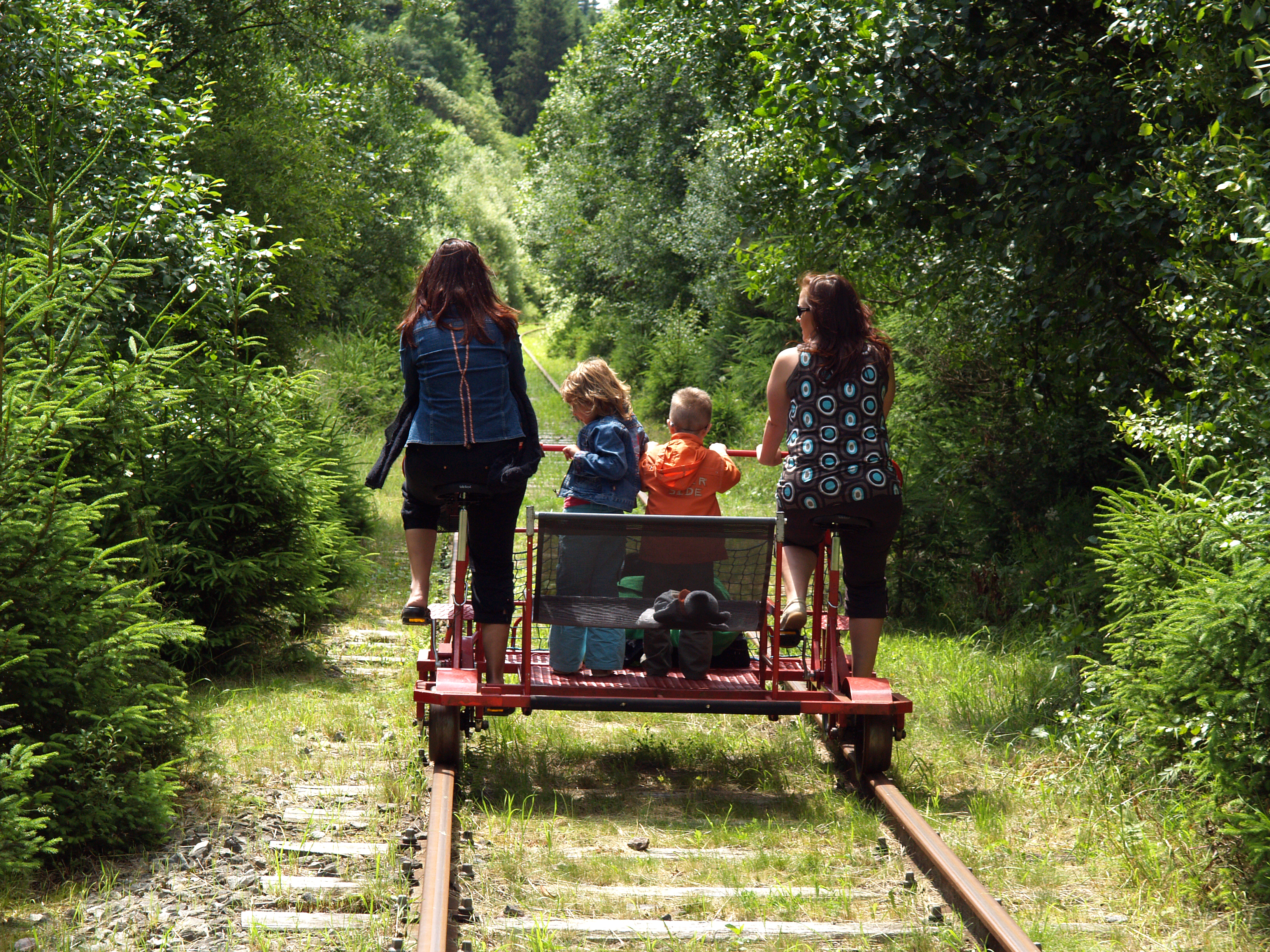 Leykaul - 'Rail Bike des Hautes Fagnes' - promenade en draisine