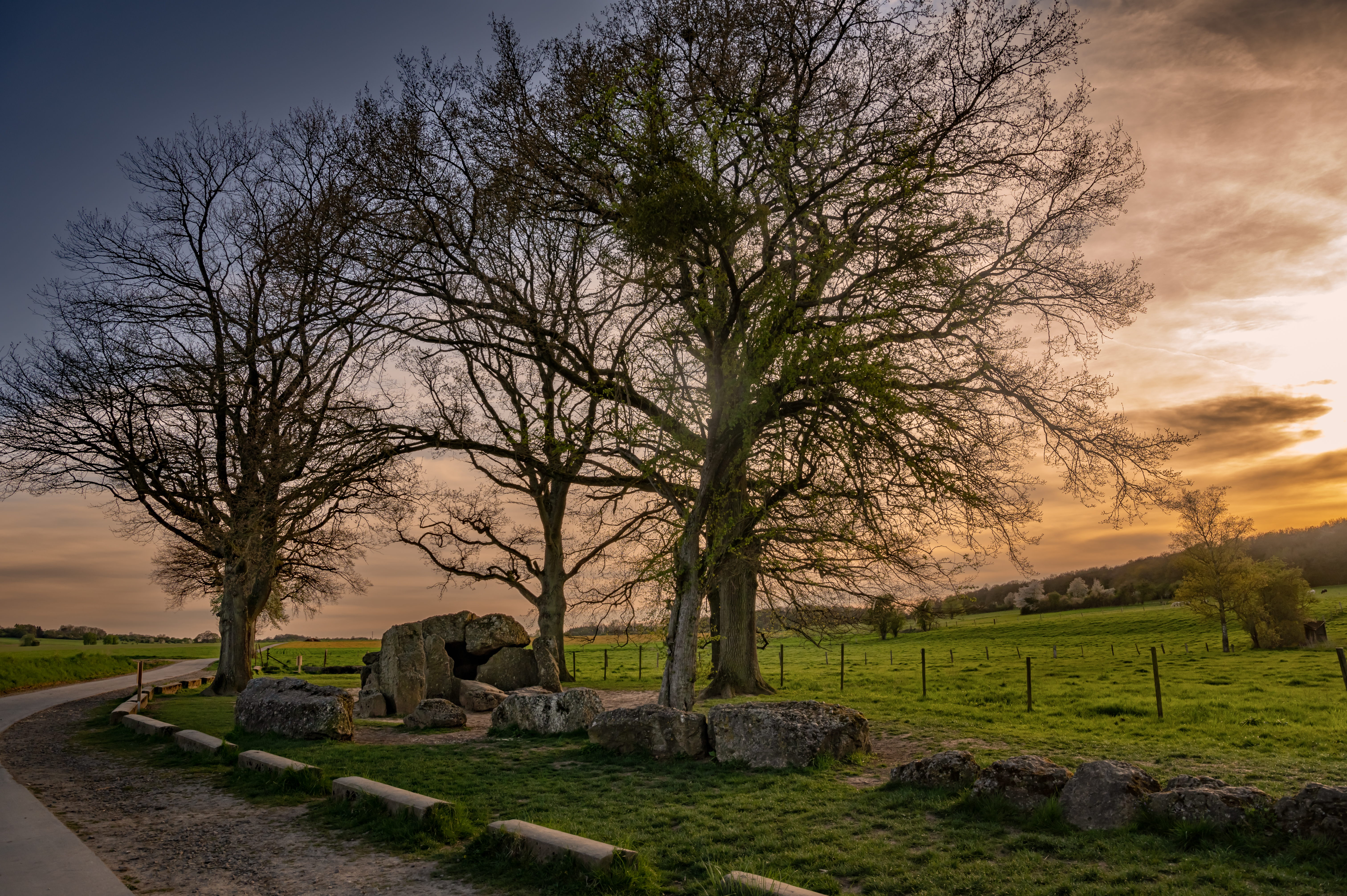 Paysage de Mégalithes de Wéris